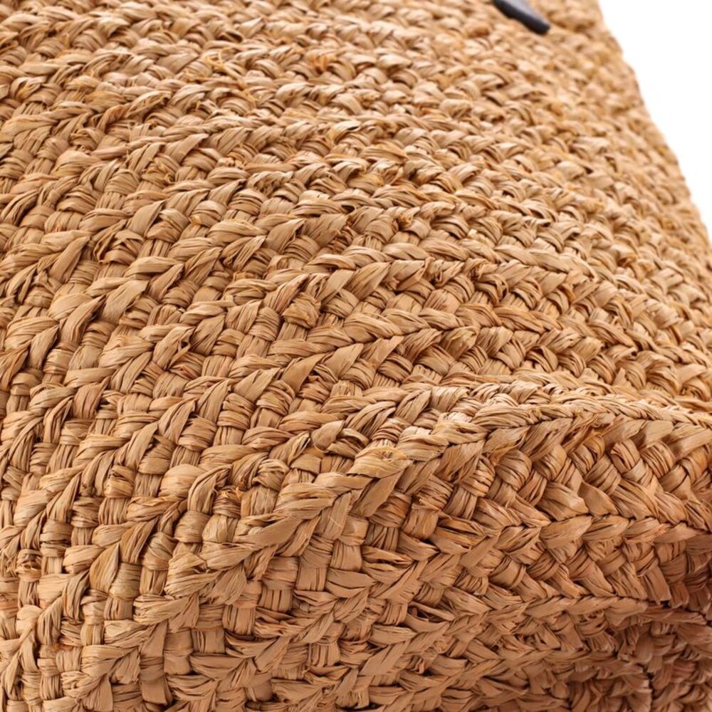 Saint Laurent Panier Basket Shopper Raffia Small Brown - Picture 6 of 7